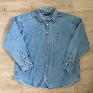 Ralph Lauren Polo denim shirt size XL
